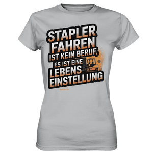 Stapler fahren – Mehr als ein Beruf, eine Lebenseinstellung! - Ladies Premium Shirt - Bright Lights Arts