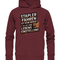Stapler fahren – Mehr als ein Beruf, eine Lebenseinstellung! - Organic Hoodie - Bright Lights Arts