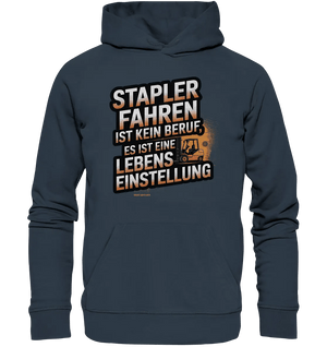 Stapler fahren – Mehr als ein Beruf, eine Lebenseinstellung! - Organic Hoodie - Bright Lights Arts
