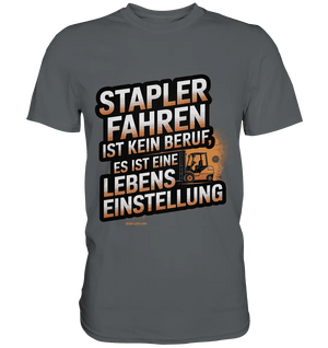 Stapler fahren – Mehr als ein Beruf, eine Lebenseinstellung! - Premium Shirt - Bright Lights Arts
