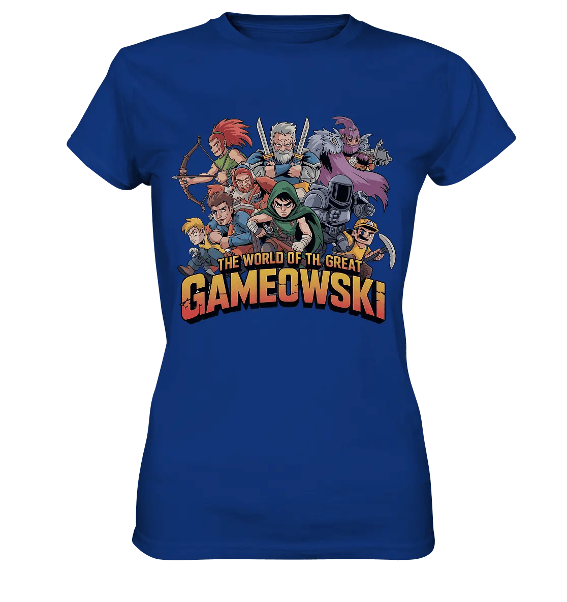 The Great Gameowski – Comic - Gaming - Abenteuer in epischer Farbwelt - Ladies Premium Shirt - Bright Lights Arts