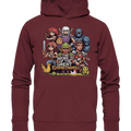 The World of the Great Gameowski – Exklusives Pixel - Art Design - Organic Hoodie - Bright Lights Arts