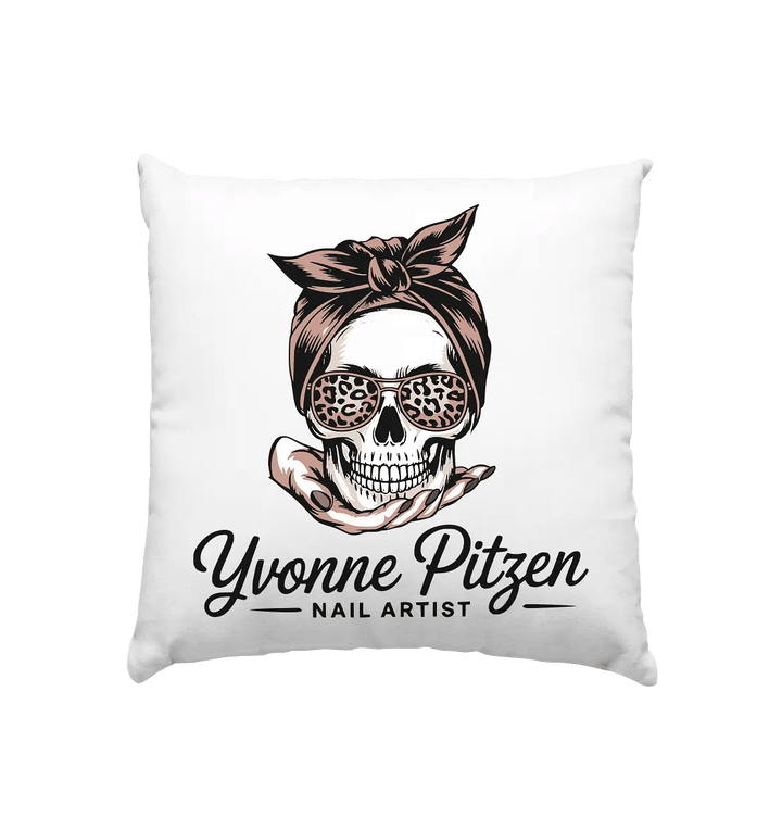 Yvonne Pitzen – Nail Artist | Kreative Nagelkunst mit Stil - Kissen 40x40cm - Bright Lights Arts