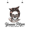 Yvonne Pitzen – Nail Artist | Kreative Nagelkunst mit Stil - Poster Din A1 (hoch) - Bright Lights Arts