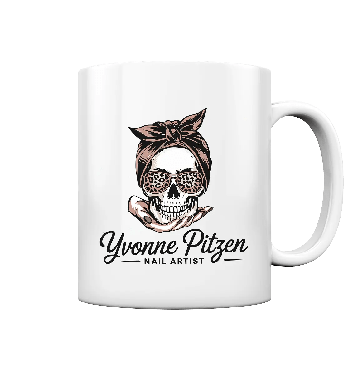 Yvonne Pitzen – Nail Artist | Kreative Nagelkunst mit Stil - Tasse glossy - Bright Lights Arts